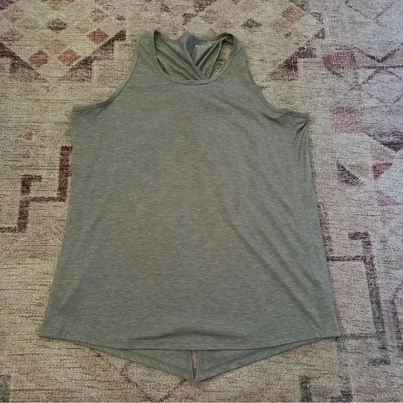 Athleta Essence Tie Back Racerback Tank Top Size M Exercise Athletic Yoga - Picture 7 of 16